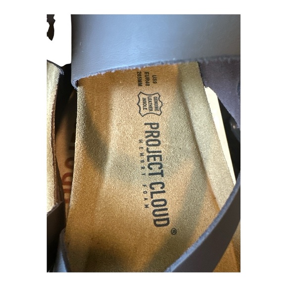 Project Cloud Lian Genuine Leather Cork Footbed Sandals – Size 9 – New - Picture 7 of 7